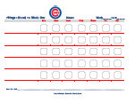 chicago cubs behavior chart